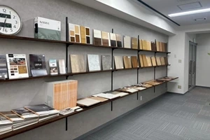 床材サンプルで施工後のイメージを確認